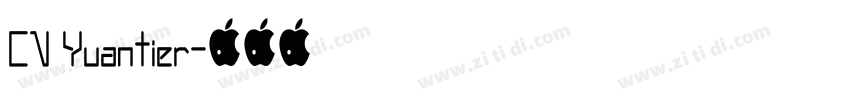 CN Yuantier字体转换